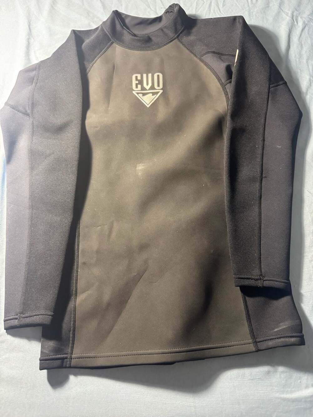 Evo Wetsuit Jacket Size L Black Long Sleeve Top